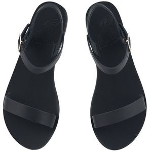 Ancient Greek sandals black